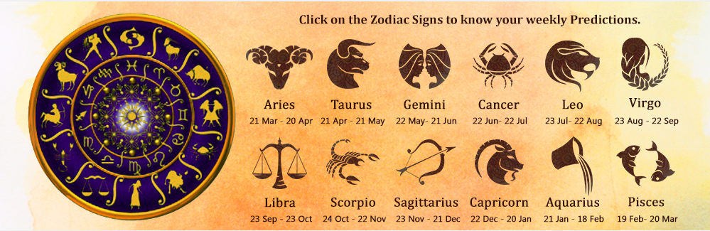 Click Your Zodiac Sign To Know Predictions